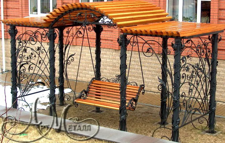 Беседки, качели, мостики — работа М3, «АртМеталл»