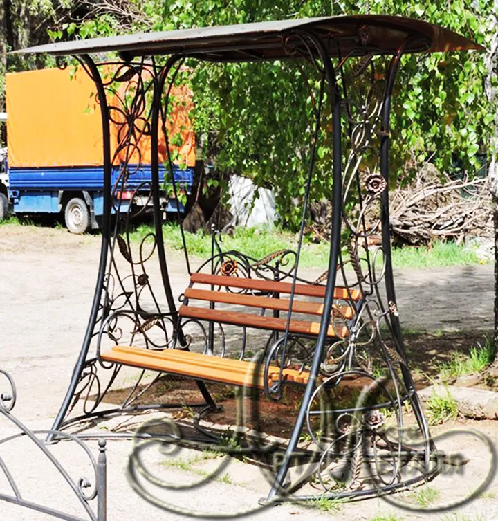 Беседки, качели, мостики — работа М14, «АртМеталл»